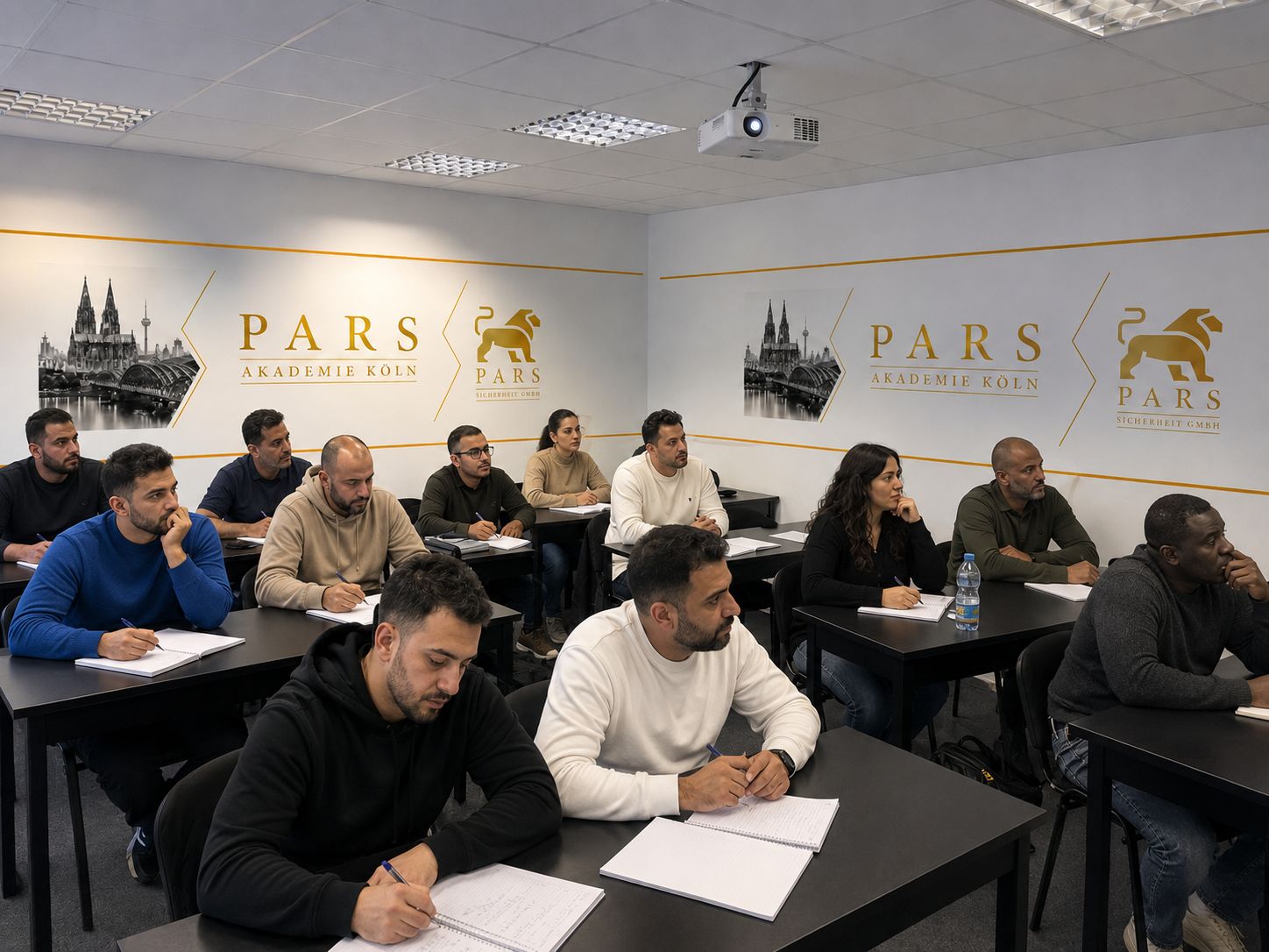Schüler im Unterricht an der Pars Akademie